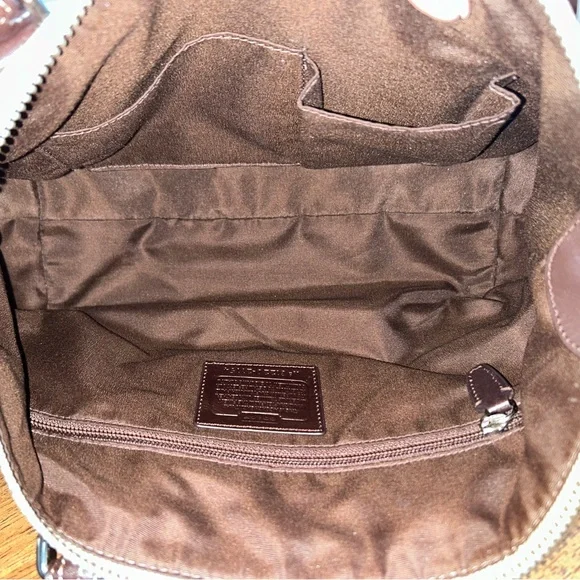 Coach Legacy Signature Stripe East/West Satchel Shoulder Bag - Picture 12 of 14